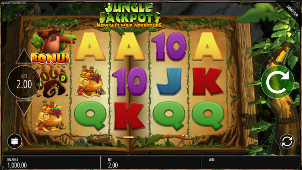 Jungle Jackpots สล็อตโบนัสแตกหนัก