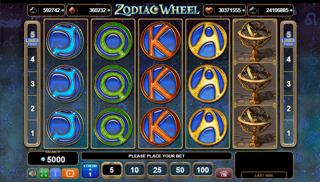 Zodiac Wheel สล็อตแตกง่าย เล่นง่าย